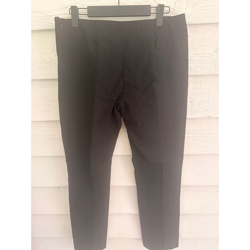 White Label by MaxMara Black Slim Ankle Pants Size 8 Stretch Career - Picture 4 of 5